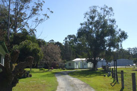 driveway at Camden Haven Airfield