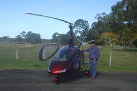 Visiting gyrocopter